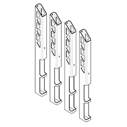 ShoreStation High Surf Boat Bunk Brackets - 4k-7k Lifts - HA0252 ShoreStation Adjustable Bunk Bracket Kit - 70818 -