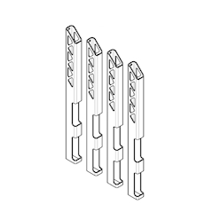 ShoreStation High Surf Boat Bunk Brackets - 8k-10k Lifts - HA0251 ShoreStation High Surf Boat Bunk Brackets - 8k-10k