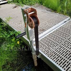 Dock Post Winch Leveler Dock Post Winch Leveler
