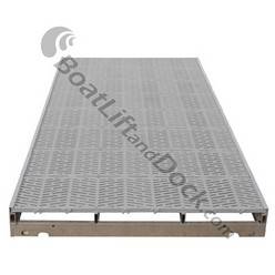 LochDock 4 x 12 Section with Gray Sure-Step  - 55-11238 Max 4 x 12 Gray Sure-Step Lochdock  w/Shorty Leg System