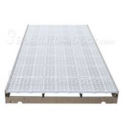 LochDock 4 x 12 Section with White Sure-Step - 55-11240 Max 4 x 12 White Sure-Step Lochdock  w/Shorty Leg System