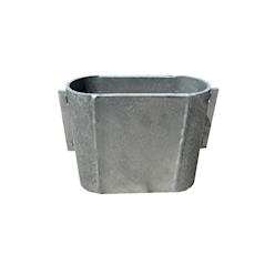 Standard Duty 3" Elongated Side Mount Pipe Holder