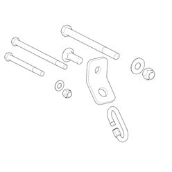ShoreStation Ground Anchor Lift Attaching Bracket - HA0297 ShoreStation Ground Anchor Lift Attaching Bracket