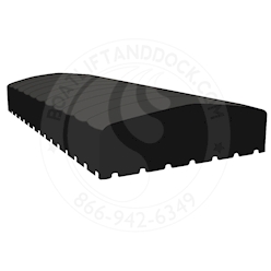 DAKA Replacement Canopy Covers DAKA 20 x 84" Shelter-Rite Black Canopy Cover - DA