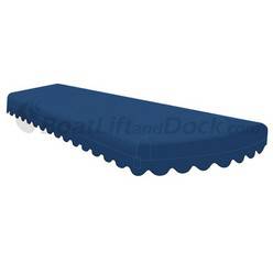 Hewitt 26 x 100" Shelter-Rite Blue Canopy Cover - Flared End - HEW26100V-BL Hewitt Canopy Cover