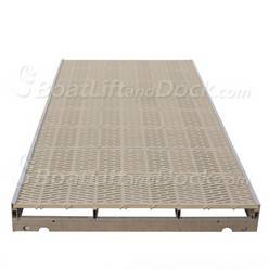 LochDock 4 x 12 Section with Tan Sure-Step - 55-11239 Max Dock Lochdock Series Section