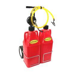 FLO-FAST Dual 10.5 Gallon Professional Series with Versa 12" Tire Cart FLO-FAST Dual 10.5 Gallon Professional Series with