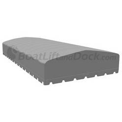 Max Stordry 26 x 122" Hydrofend LakeShore Blue Canopy Cover - Tower Zipper Open End Style - TMAX26122HF-LSB 24 x 96" FLOE Designer Line Cover