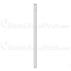 4 x 2" OD Standard Dock Post - .090" Wall 4 x 2" OD Standard Dock Post - .090" Wall