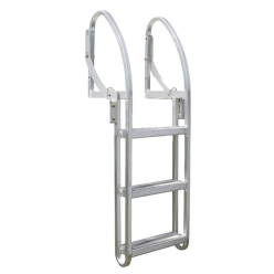 ShoreMaster Aluminum 3 Step Pivoting Dock Ladder ShoreMaster Aluminum 3 Step Pivoting Dock Ladder
