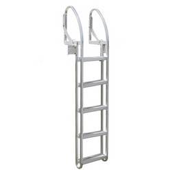 ShoreMaster Aluminum 5 Step Pivoting Dock Ladder ShoreMaster 5 Step Pivoting Dock Ladder