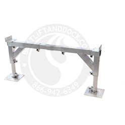 35-49" Wide Aluminum Under Dock Support - 12" Tall Frame 35-49" Wide Aluminum Under Dock Support - 12" Tall