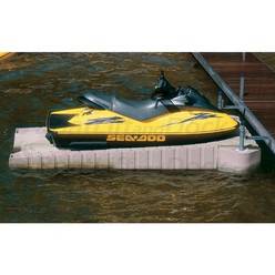 ShorePort-Perpendicular to Freestanding Dock - Rougher Water Configuration ShoreMaster ShorePort Drive On PWC Dock
