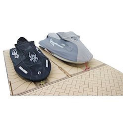 ShorePort-Dual Port with 4x10 PolyDock Platform Section - Calm Water Configuration ShoreMaster ShorePort - Dual Shoreport with 4x10 P