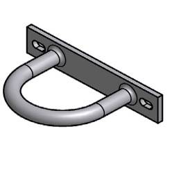 5" Bar Style Pile Hoop - No Roller