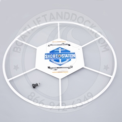 ShoreStation 48" White Steel Turn Wheel - 7035701 ShoreStation 48" White Steel Turn Wheel - 7035701