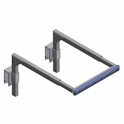 ShoreMaster Pontoon Motor Stop for Straight Rack - 1007017 ShoreMaster Pontoon Motor Stop - 1007017