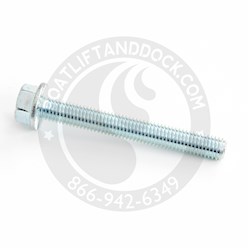 CraftLander 3/8" X 4" Flange Head Full Threaded Bo