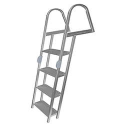 Angled Aluminum Dock Ladder - 4 Step Angled Aluminum Dock Ladder - 4 Step