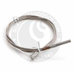 CraftLander 5/8" Stainless Steel Front to Back Cable - H-CABLE10PWCFB124 CraftLander 5/8" Stainless Steel Long Front to Bac