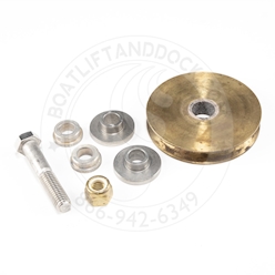 LSP Single Brass Pulley - 1.5" Cradle - 20532 LSP Single Brass Pulley - 1.5" Cradle (20532)