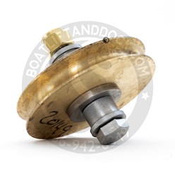 LSP Single Brass Pulley - 2 inch Cradle - 20149 LSP Single Brass Pulley - 2 inch Cradle (20149)