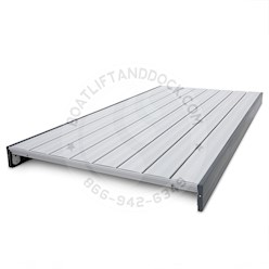 ShoreStation All Aluminum Gray Dock Sections 4 x 8 Aluminum ShoreStation Dock Section - Harbor