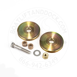 LSP Double Pulley - Yellow Zinc - 20531B LSP Double Pulley - Yellow Zinc - 20531B