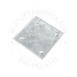 Standard Duty Wood Dock Backer Plate H-B Standard Duty Wood Dock Backer Plate H-B
