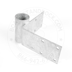 Standard Duty Wood Dock Outside Corner with 3" Post Holder H-OCEP3 Standard Duty Wood Dock Outside Corner with 3" Pos