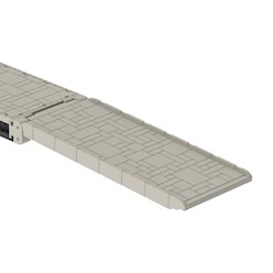 Wave Armor - 128" Wave Dock Ramp with Hinge