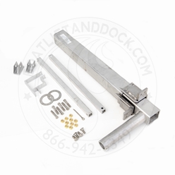 ShoreMaster Shallow Depth Dock Screw Leg for Poly