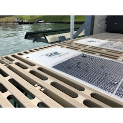 Thru Flow 48" x 12" Sol Series 24W Solar Decking Panel Thru Flow 48" x 12" Sol Series 24W Solar Decking P