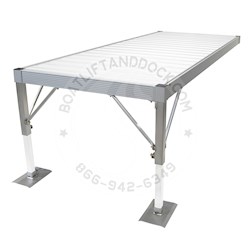 Ultimate - LS4 - Lake Series 4" Dock BLD LS4 - 4x10 Dock Section with Aluminum Decking
