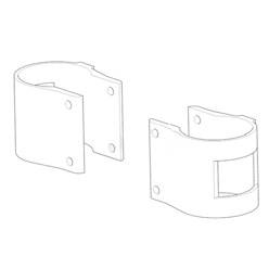 ShoreStation 4 Inch Lift Tube Post Clamp Retrofit