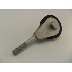 Hewitt 3" Teardrop Pulley w/ Welded 1/2" x 3" Bolt Hewitt 3" Teardrop Pulley w/ Welded 1/2" x 3" Bolt