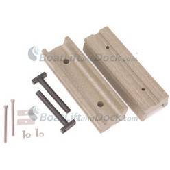 ShorePort 12" Side Rear Connector - Tan RhinoPort Anchoring and Attachment Hardware