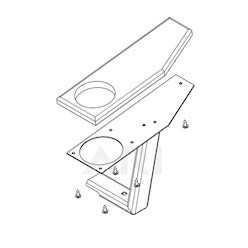ShoreStation Replacement Eon Arm Rest - Left Assem