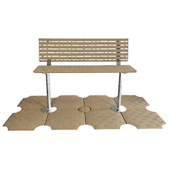 CANDOCK BENCH G2 BEIGE - B0094 BENCH G2 BEIGE