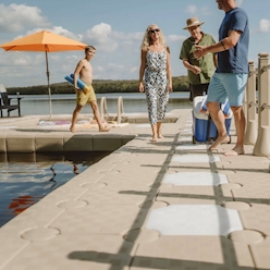 CANDOCK COVER SERVICE TILE GRAY - B0393