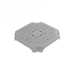 CANDOCK COVER SERVICE TILE LINQ GRAY - B0391