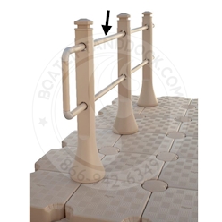 CANDOCK HORIZONTAL RAIL BEIGE FOR HANDRAIL, /FT -