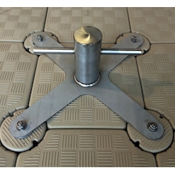 CANDOCK CLEAT HD STAINLESS STEEL 316 G2 GRAY - B02