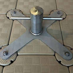 CLEAT HD STAINLESS STEEL 316 G2 BEIGE