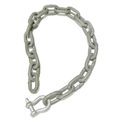 CANDOCK CHAIN GALVANIZED STEEL, 5/8, GRADE 30, /FT