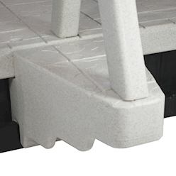 Wave Armor Dock Bench Attachment System