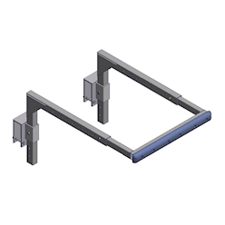 ShoreMaster Pontoon Motor Stop for V-Rack - 1007021 ShoreMaster Pontoon Motor Stop Assembly Instructions