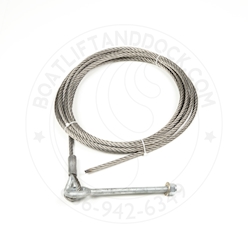 Aftermarket ShoreMaster Winch Cable - Replaces 100