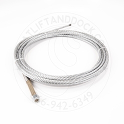 Aftermarket ShoreMaster Winch Cable - Replaces 100