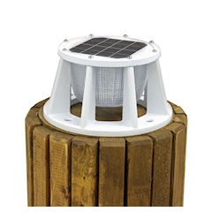 Solar Piling Light Magnet Switch Operation